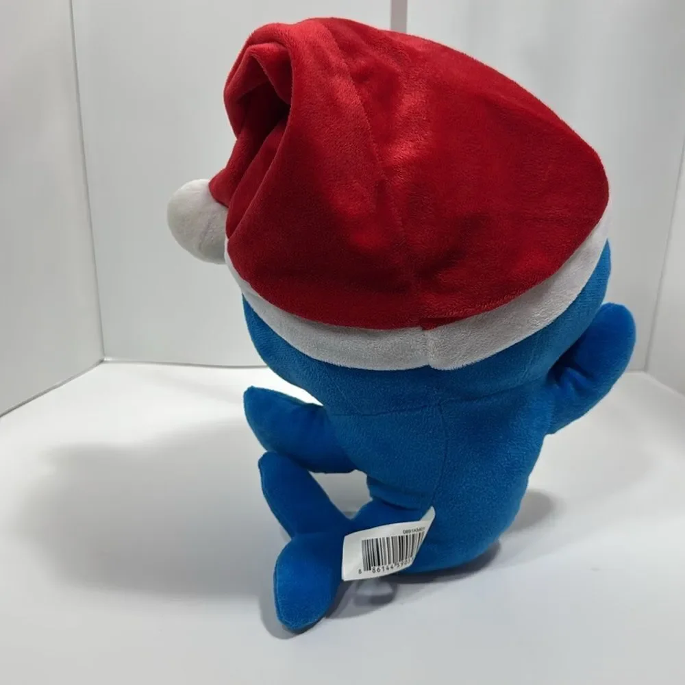 Nickelodeon Baby Shark Holiday Daddy Shark Stuffed Animal Blue White